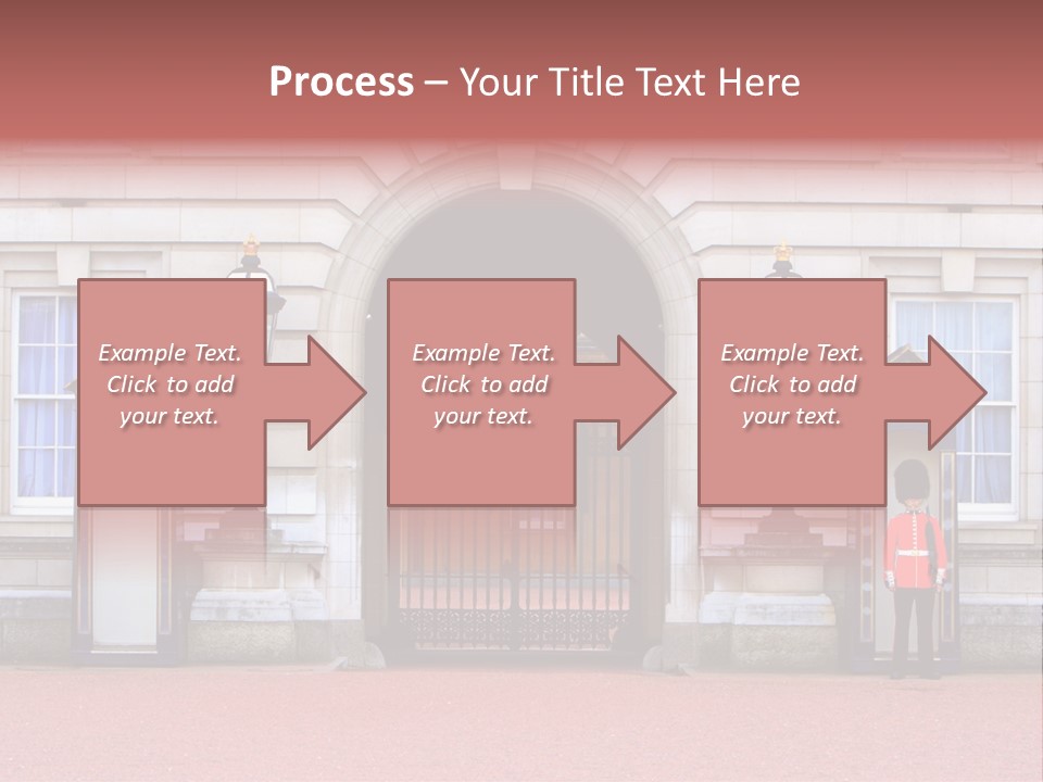 Sentry On Duty At Buckingham Palace PowerPoint Template