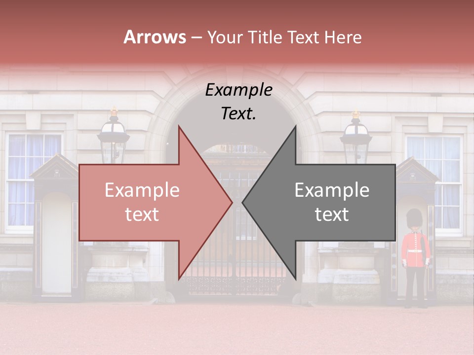 Sentry On Duty At Buckingham Palace PowerPoint Template