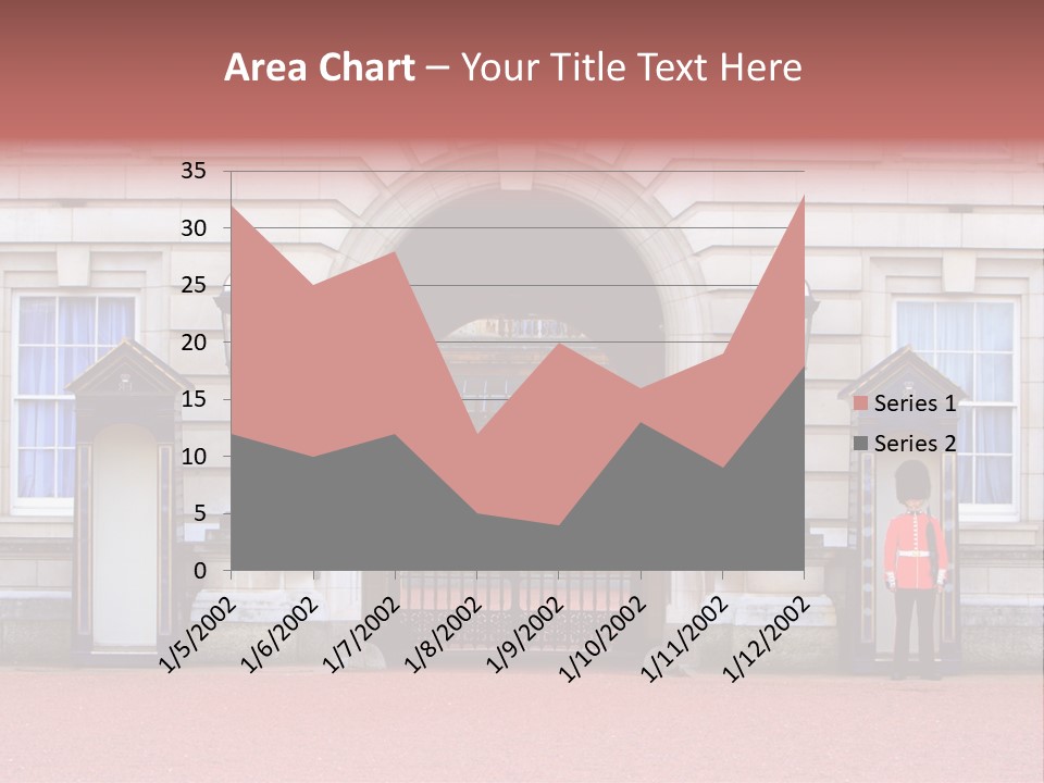 Sentry On Duty At Buckingham Palace PowerPoint Template
