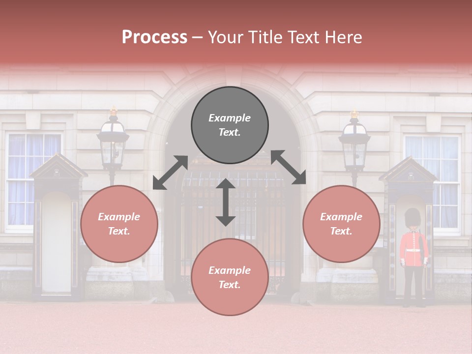 Sentry On Duty At Buckingham Palace PowerPoint Template