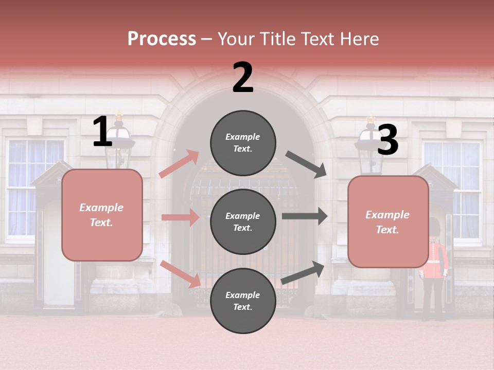 Sentry On Duty At Buckingham Palace PowerPoint Template