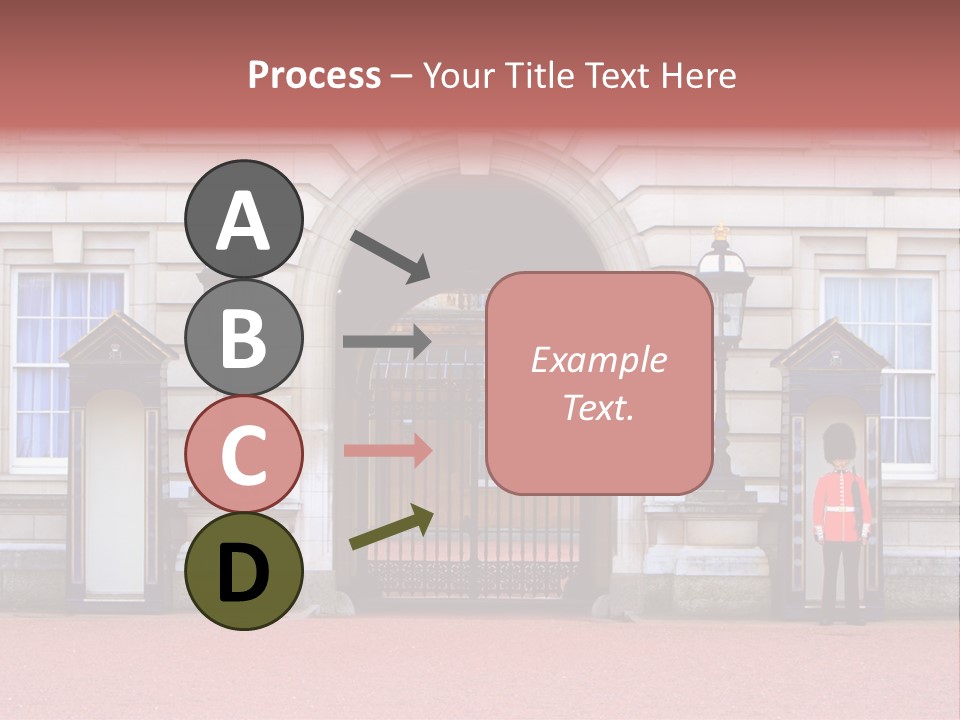 Sentry On Duty At Buckingham Palace PowerPoint Template