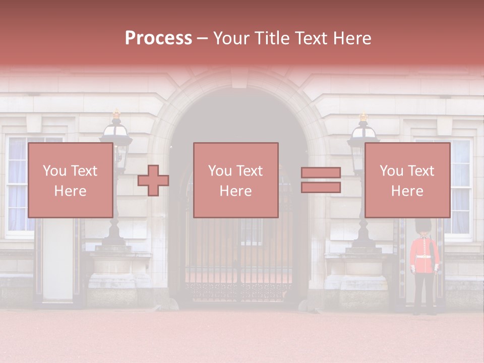 Sentry On Duty At Buckingham Palace PowerPoint Template