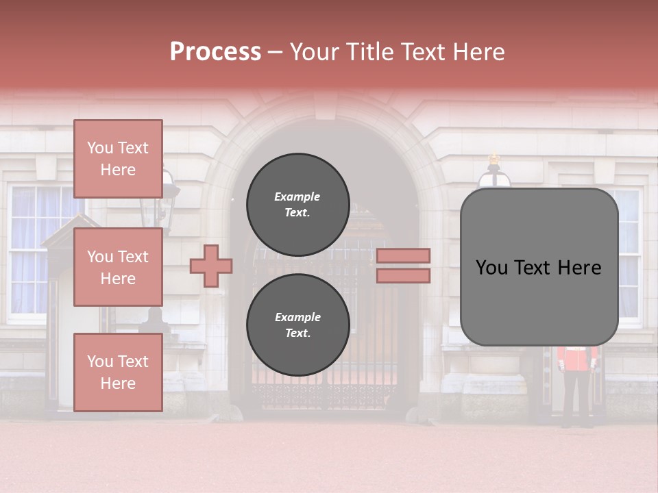 Sentry On Duty At Buckingham Palace PowerPoint Template
