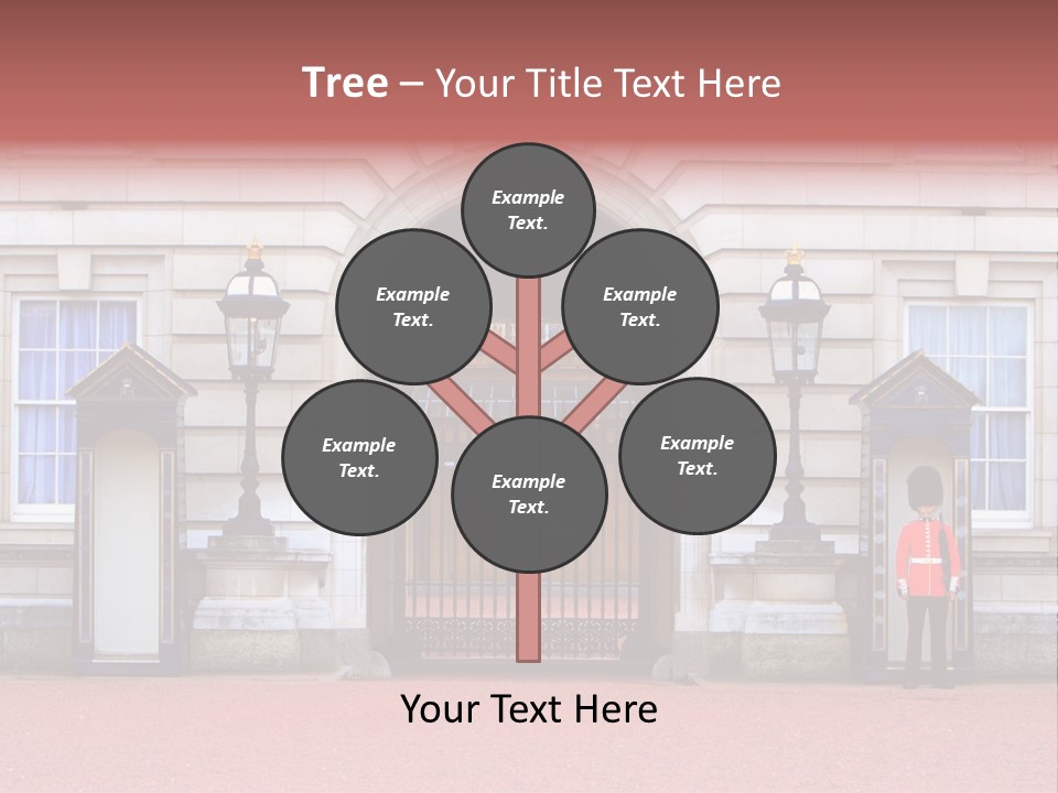 Sentry On Duty At Buckingham Palace PowerPoint Template