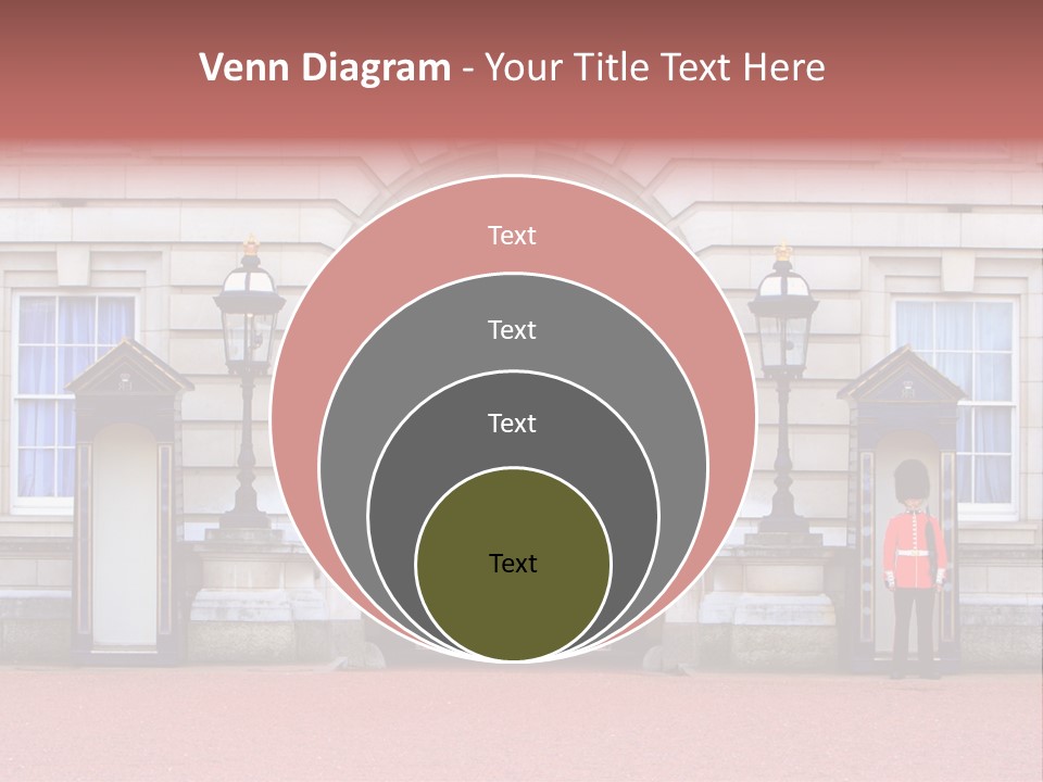 Sentry On Duty At Buckingham Palace PowerPoint Template