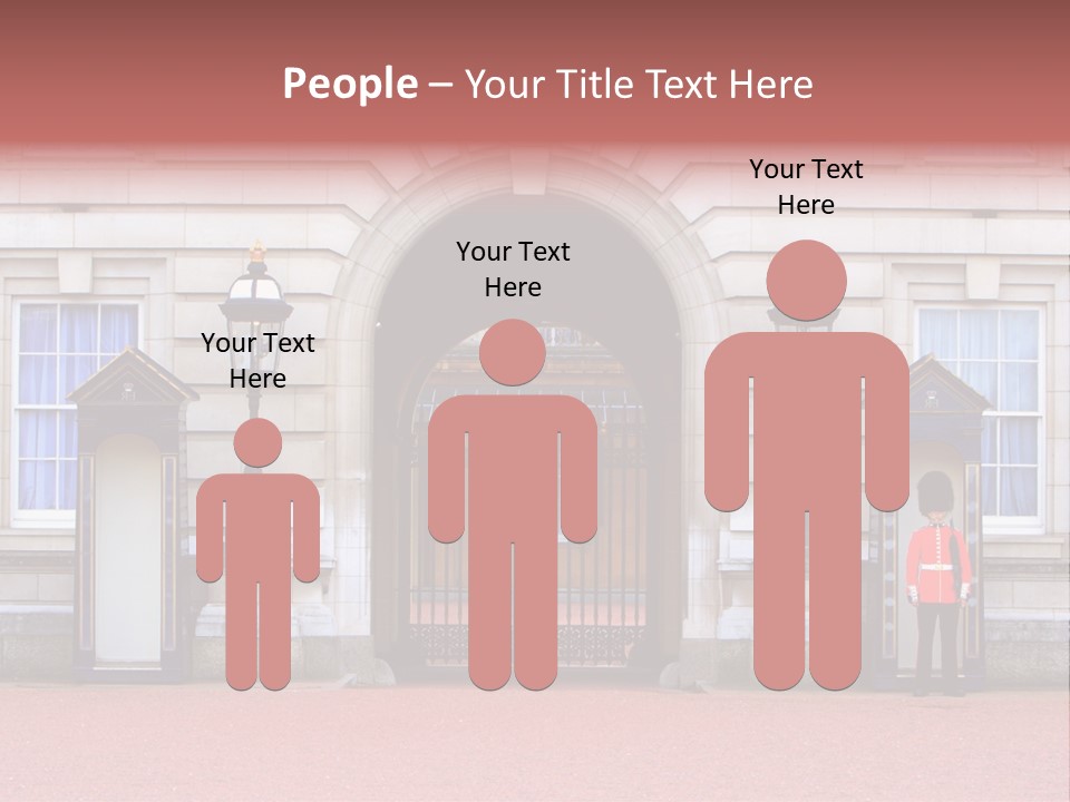 Sentry On Duty At Buckingham Palace PowerPoint Template