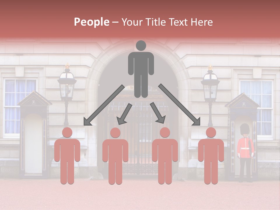Sentry On Duty At Buckingham Palace PowerPoint Template