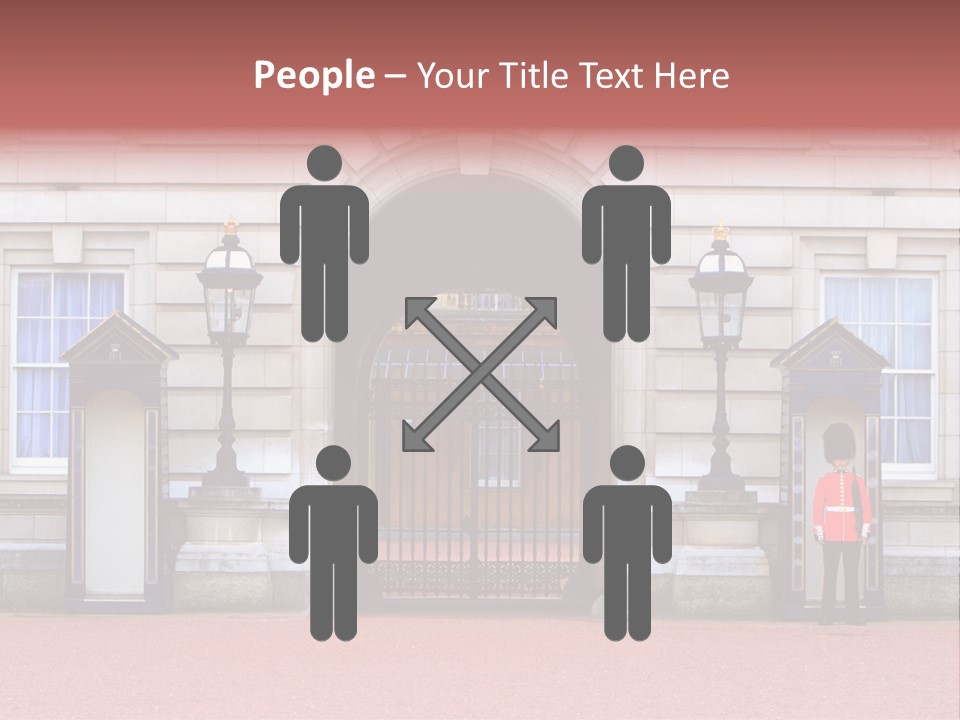 Sentry On Duty At Buckingham Palace PowerPoint Template