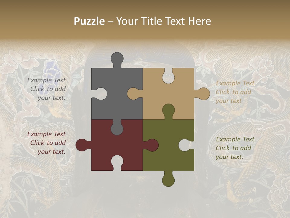 Yungang Caves PowerPoint Template