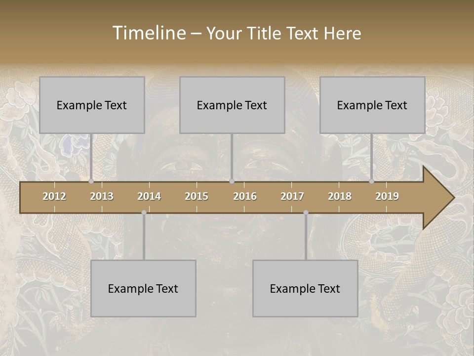 Yungang Caves PowerPoint Template
