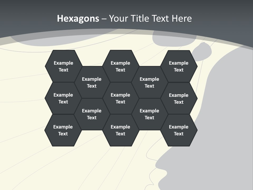 A Woman's Profile With A Clock In The Background PowerPoint Template