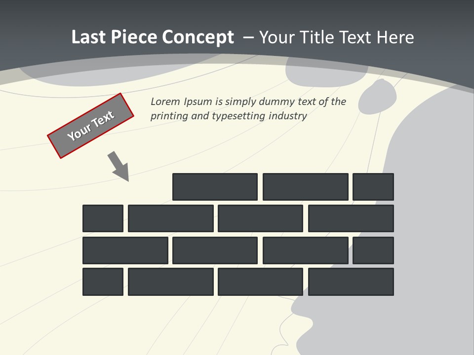 A Woman's Profile With A Clock In The Background PowerPoint Template