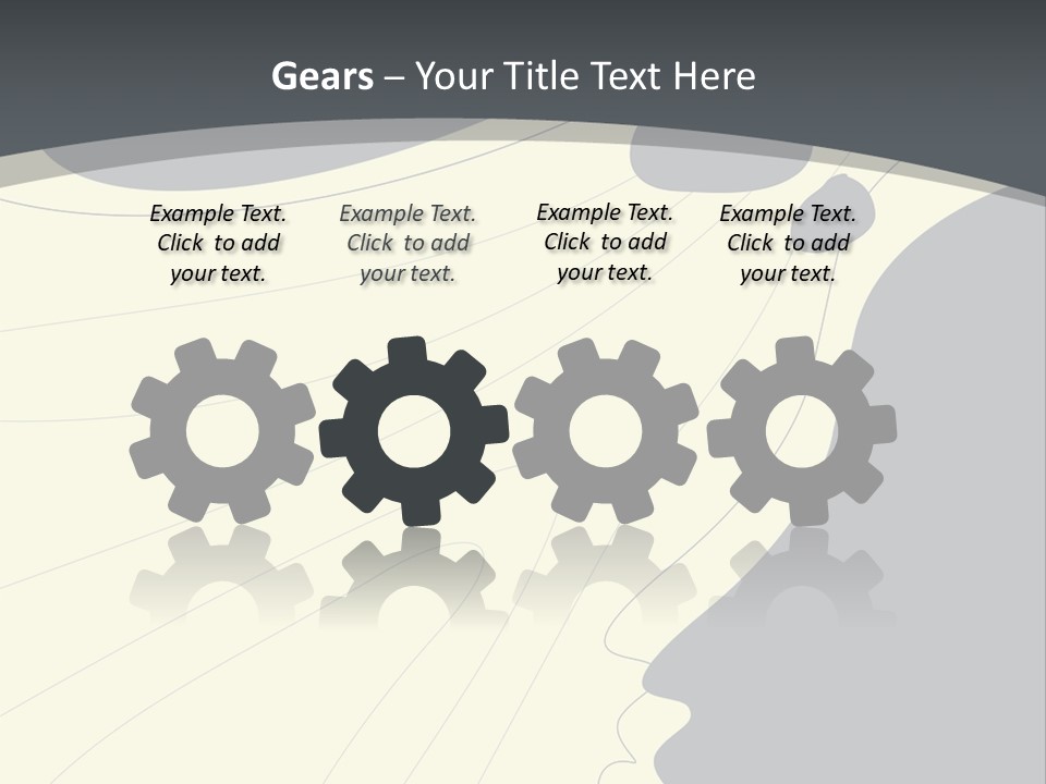 A Woman's Profile With A Clock In The Background PowerPoint Template