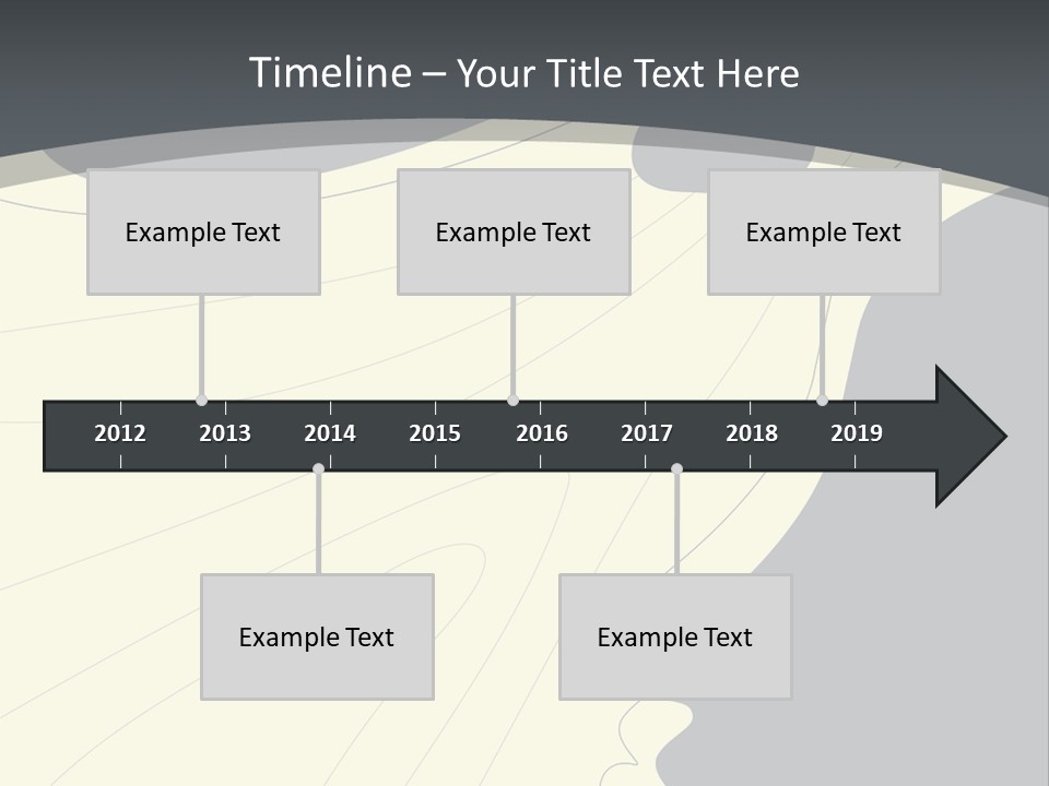 A Woman's Profile With A Clock In The Background PowerPoint Template