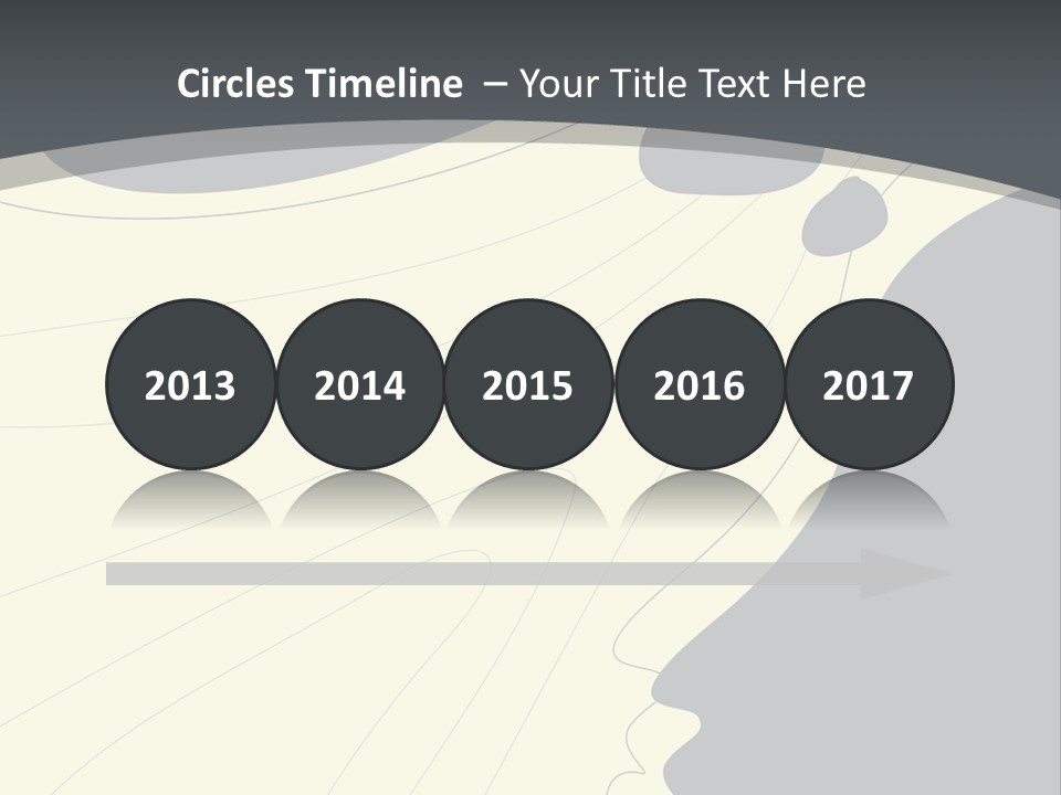 A Woman's Profile With A Clock In The Background PowerPoint Template