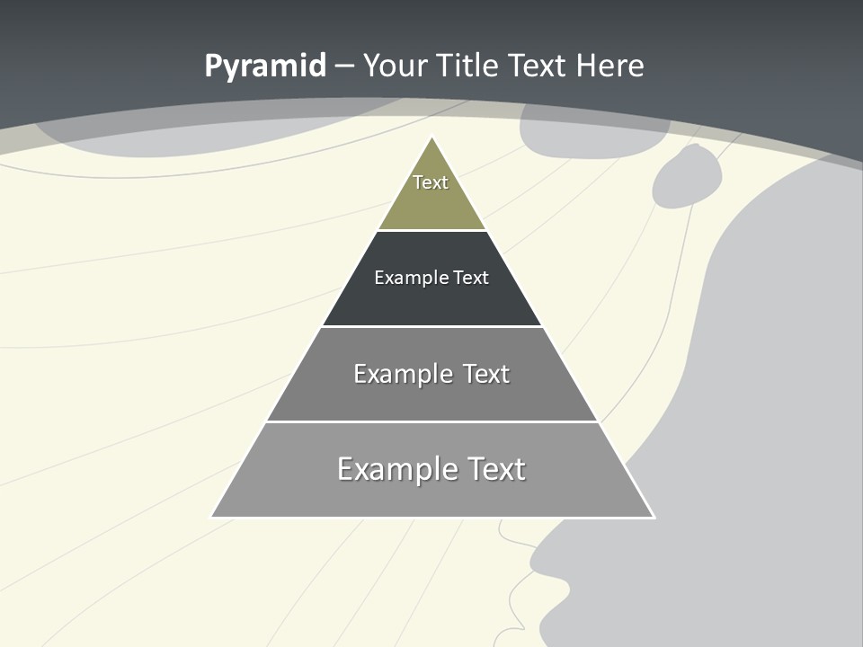 A Woman's Profile With A Clock In The Background PowerPoint Template