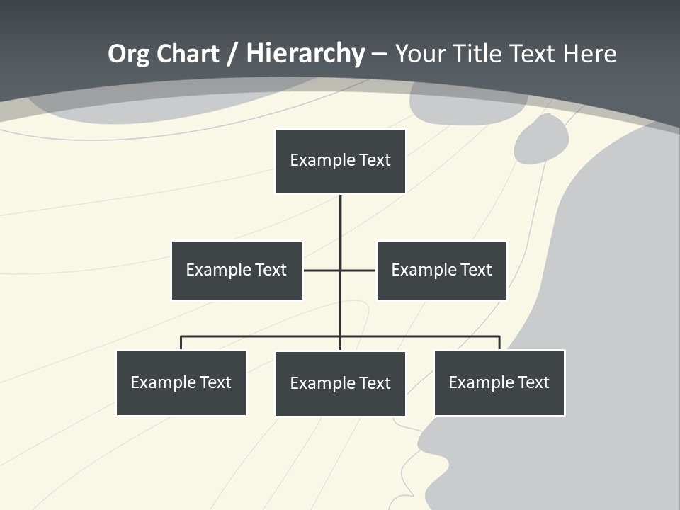 A Woman's Profile With A Clock In The Background PowerPoint Template