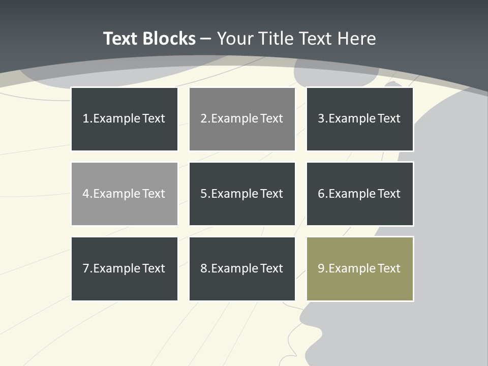 A Woman's Profile With A Clock In The Background PowerPoint Template