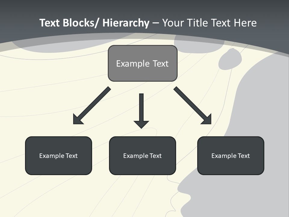 A Woman's Profile With A Clock In The Background PowerPoint Template