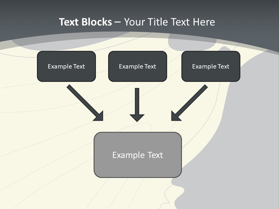 A Woman's Profile With A Clock In The Background PowerPoint Template