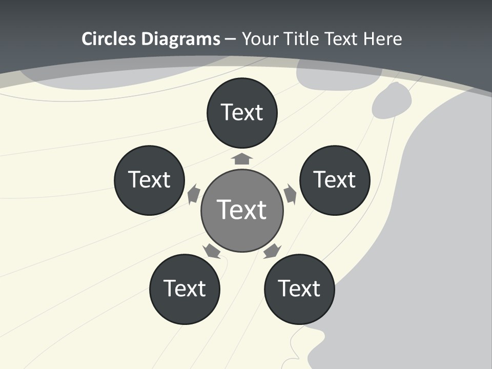 A Woman's Profile With A Clock In The Background PowerPoint Template