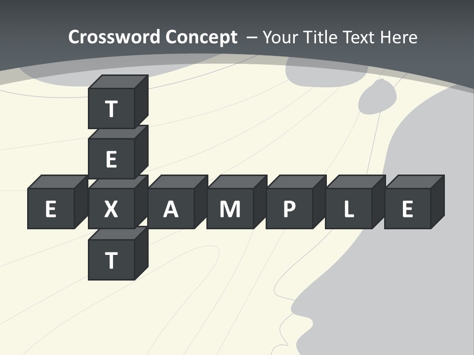 A Woman's Profile With A Clock In The Background PowerPoint Template