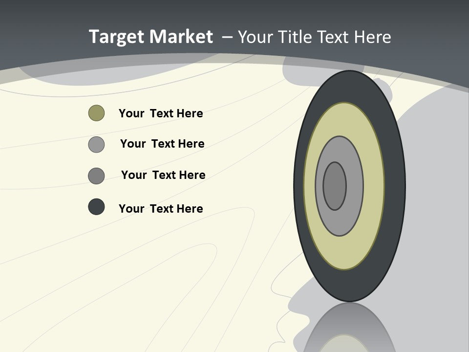 A Woman's Profile With A Clock In The Background PowerPoint Template