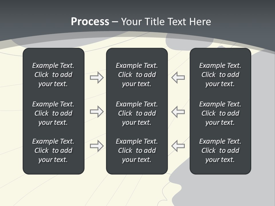 A Woman's Profile With A Clock In The Background PowerPoint Template