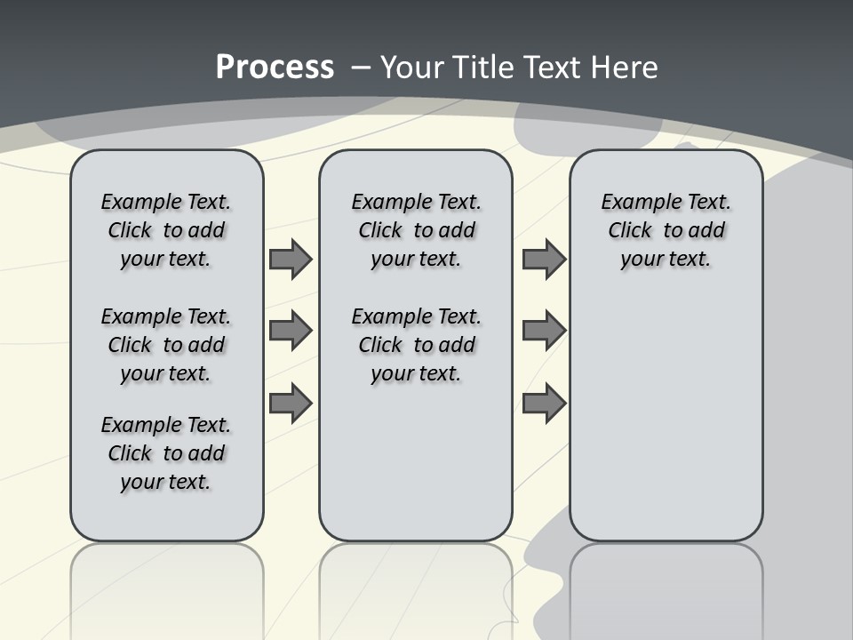 A Woman's Profile With A Clock In The Background PowerPoint Template