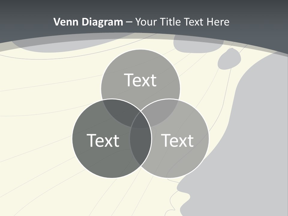 A Woman's Profile With A Clock In The Background PowerPoint Template