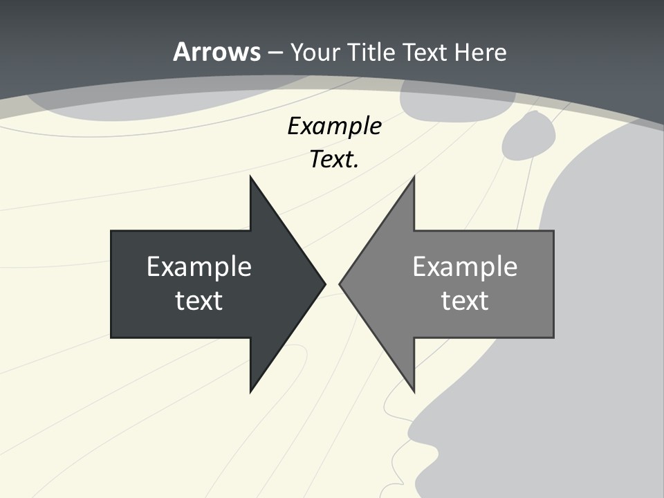 A Woman's Profile With A Clock In The Background PowerPoint Template