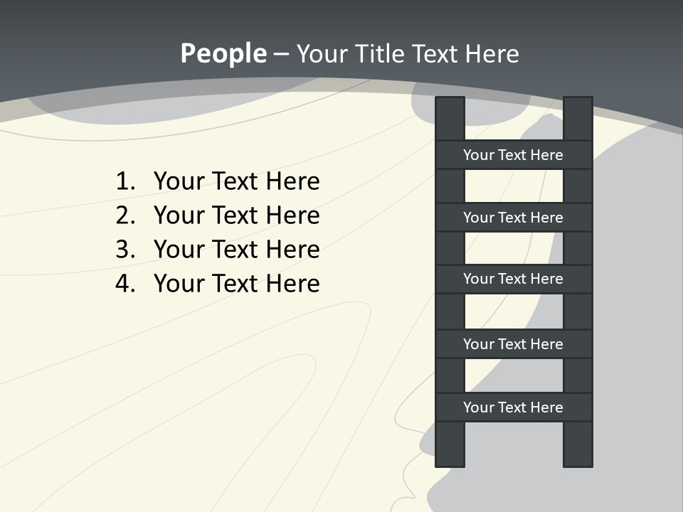 A Woman's Profile With A Clock In The Background PowerPoint Template