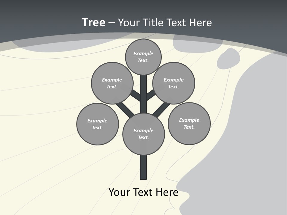 A Woman's Profile With A Clock In The Background PowerPoint Template