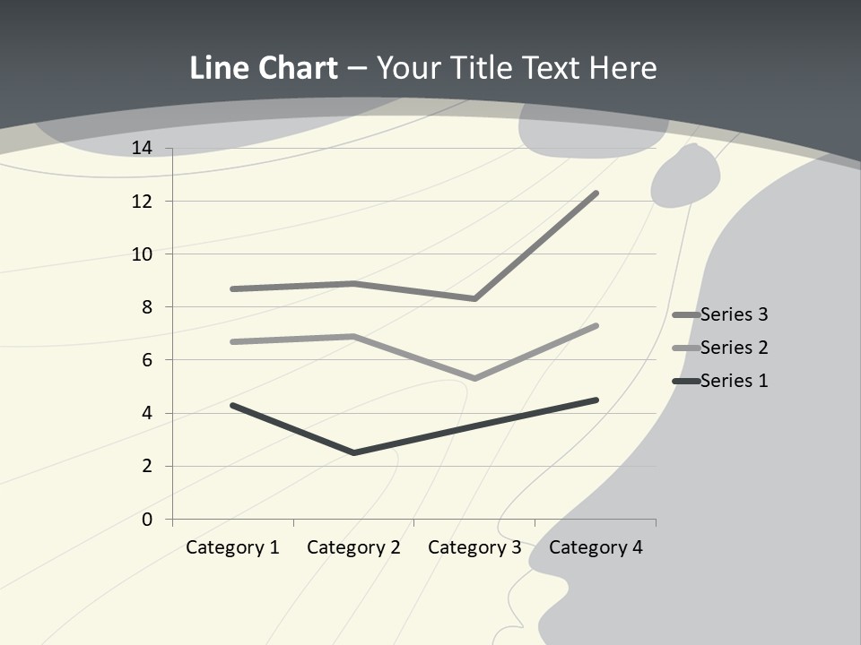 A Woman's Profile With A Clock In The Background PowerPoint Template
