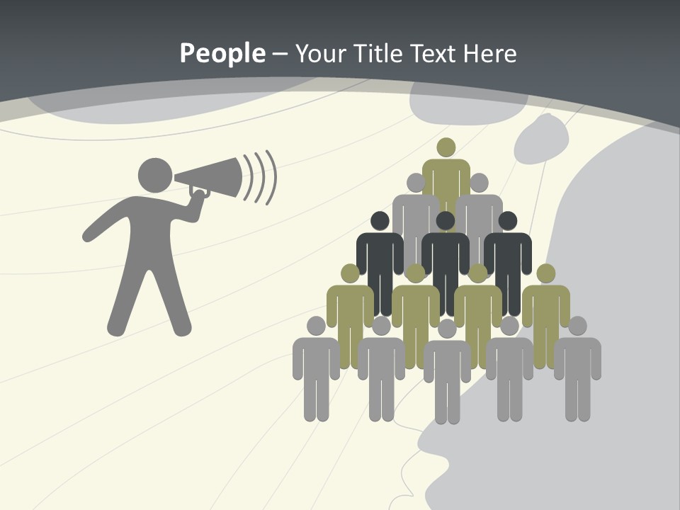 A Woman's Profile With A Clock In The Background PowerPoint Template