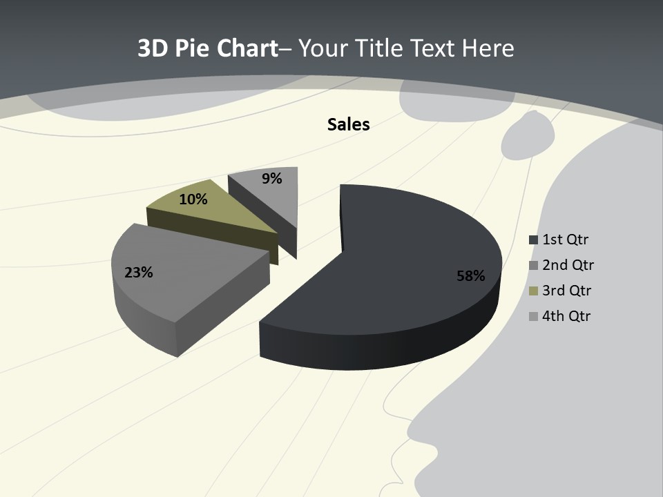 A Woman's Profile With A Clock In The Background PowerPoint Template