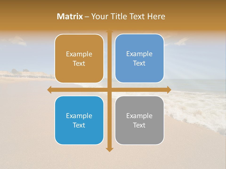 Beach On Island Margarita, Venezuela PowerPoint Template