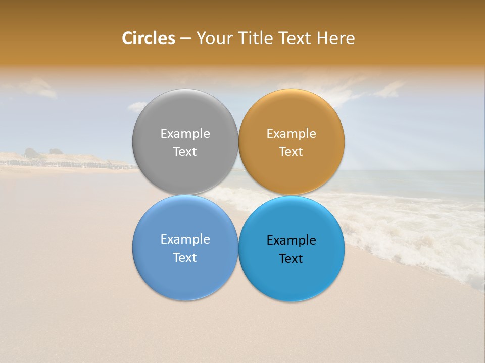 Beach On Island Margarita, Venezuela PowerPoint Template