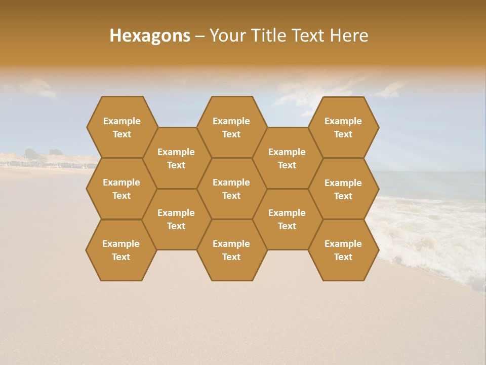 Beach On Island Margarita, Venezuela PowerPoint Template