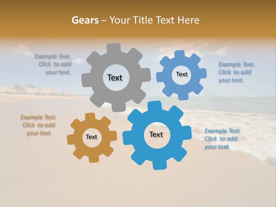 Beach On Island Margarita, Venezuela PowerPoint Template