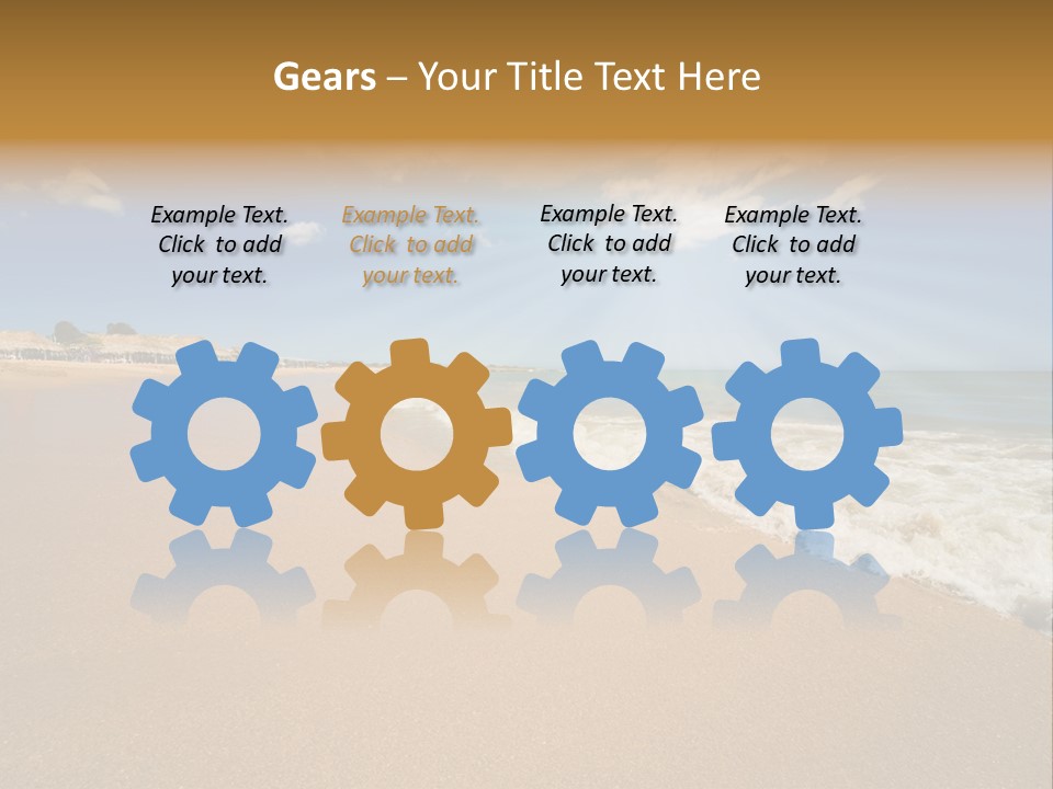 Beach On Island Margarita, Venezuela PowerPoint Template