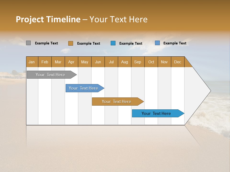 Beach On Island Margarita, Venezuela PowerPoint Template