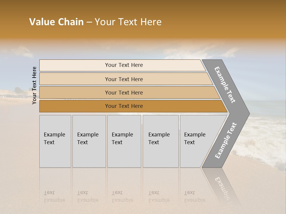 Beach On Island Margarita, Venezuela PowerPoint Template