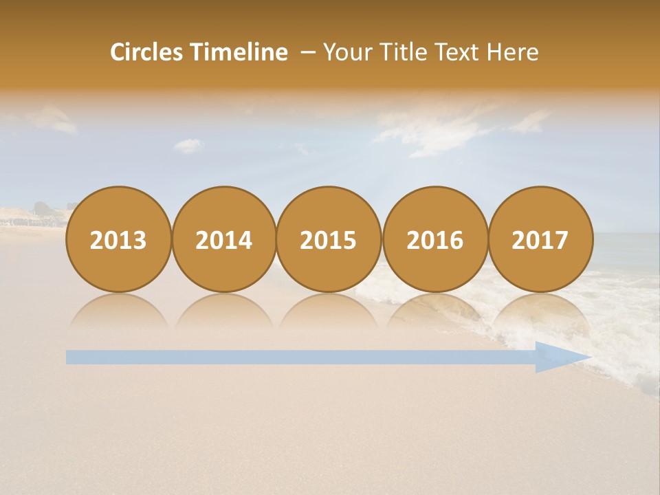 Beach On Island Margarita, Venezuela PowerPoint Template