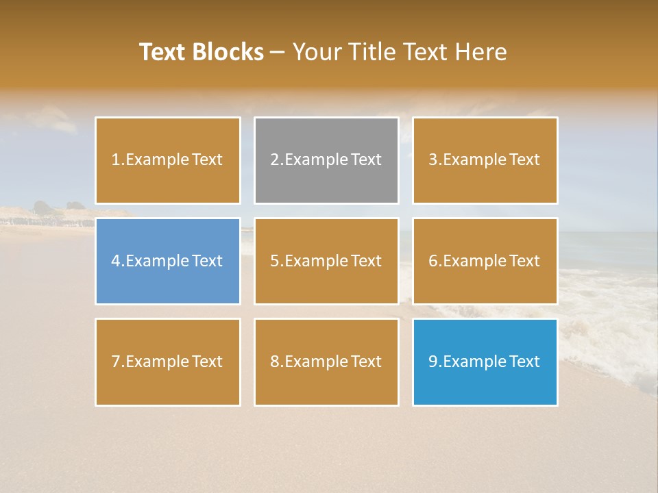 Beach On Island Margarita, Venezuela PowerPoint Template