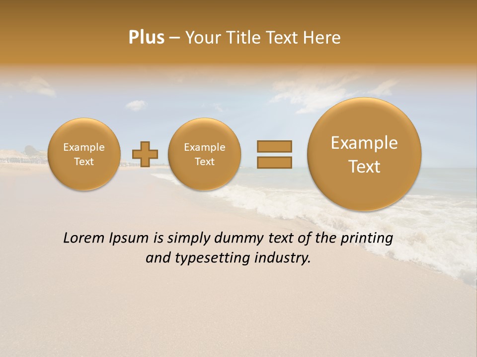 Beach On Island Margarita, Venezuela PowerPoint Template