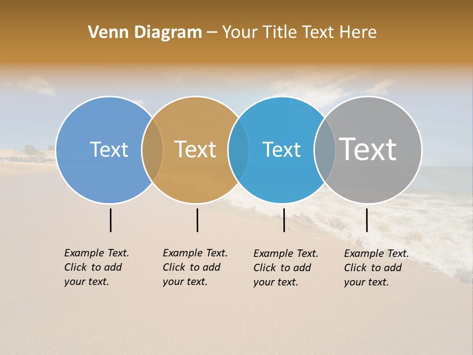 Beach On Island Margarita, Venezuela PowerPoint Template