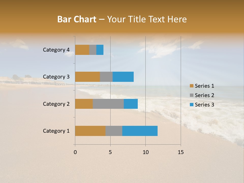 Beach On Island Margarita, Venezuela PowerPoint Template