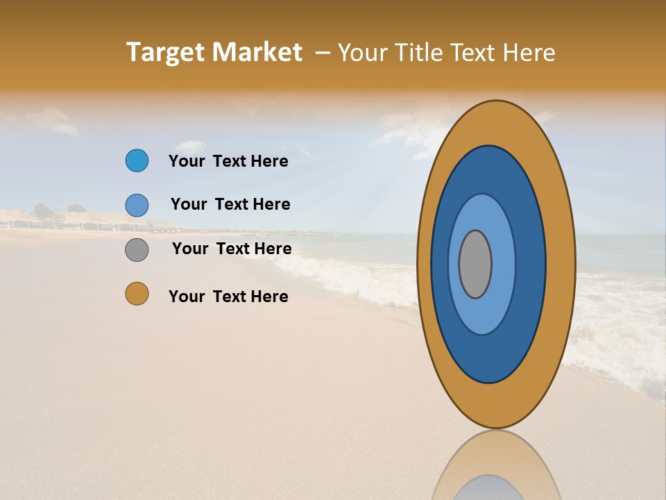 Beach On Island Margarita, Venezuela PowerPoint Template